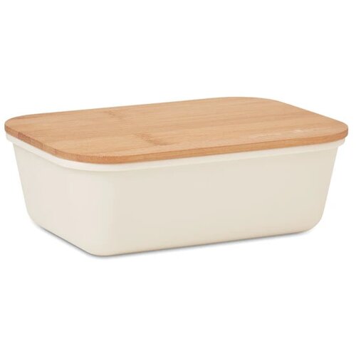 Lunchbox pp bamboe deksel 1l Thursday beige