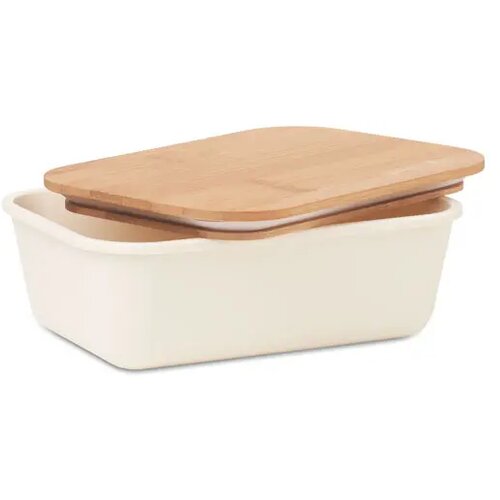 Lunchbox pp bamboe deksel 1l Thursday beige