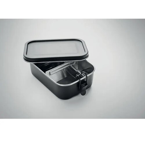 Rvs lunchbox 750ml Chan lunchbox colour zwart