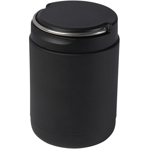 Doveron 500 ml geïsoleerde lunchbox van gerecycled roestvrijstaal Zwart