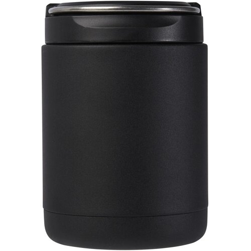 Doveron 500 ml geïsoleerde lunchbox van gerecycled roestvrijstaal Zwart