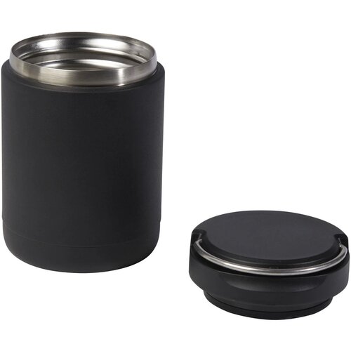 Doveron 500 ml geïsoleerde lunchbox van gerecycled roestvrijstaal Zwart