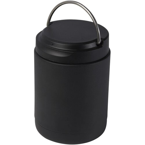 Doveron 500 ml geïsoleerde lunchbox van gerecycled roestvrijstaal Zwart