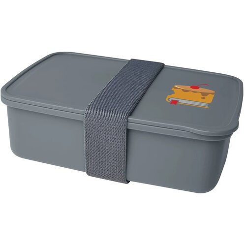 Dovi lunchtrommel van gerecyclede plastic Grijs