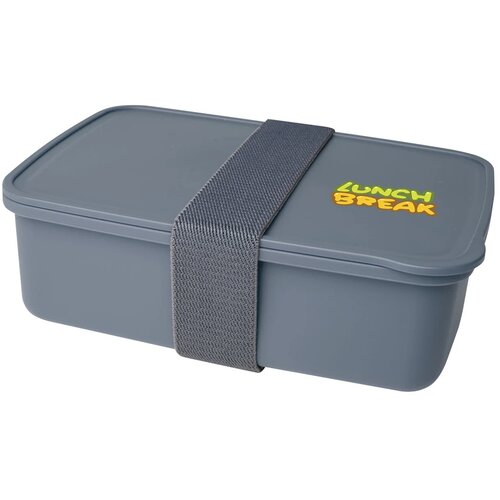 Dovi lunchtrommel van gerecyclede plastic Leisteengrijs