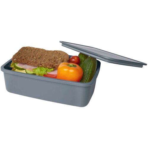 Dovi lunchtrommel van gerecyclede plastic Leisteengrijs