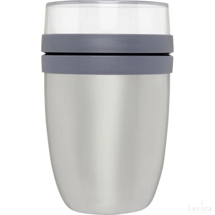 Ellipse Geïsoleerde lunchbox Zilver