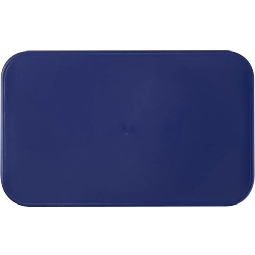 MIYO dubbellaagse lunchtrommel Blauw, Wit, Blauw Blauw/Wit/Blauw