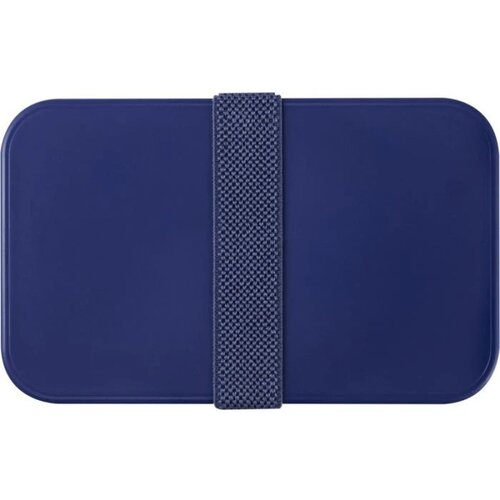MIYO dubbellaagse lunchtrommel Blauw, Wit, Blauw Blauw/Wit/Blauw