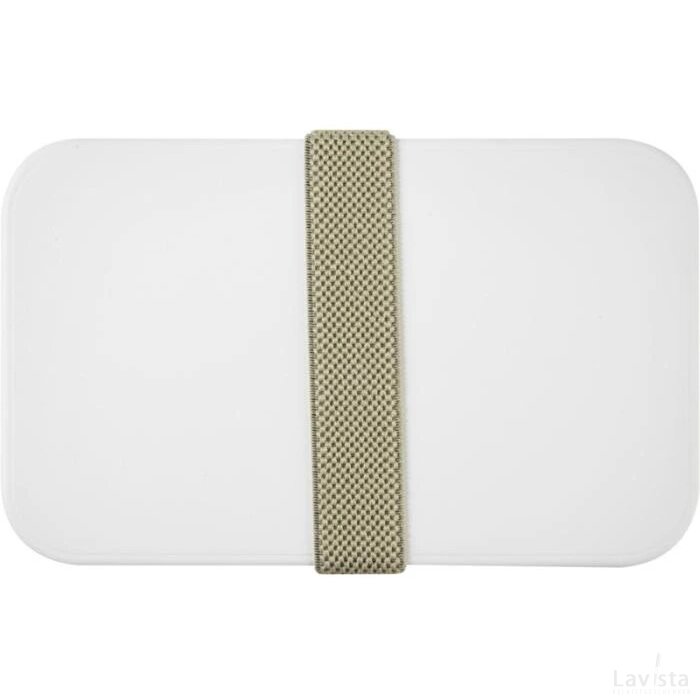 MIYO dubbellaagse lunchtrommel Wit, Wit, Kiezelgrijs Wit/Wit/Kiezelgrijs