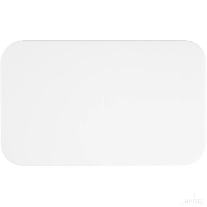 MIYO dubbellaagse lunchtrommel Wit, Wit, Rood Wit/Wit/Rood