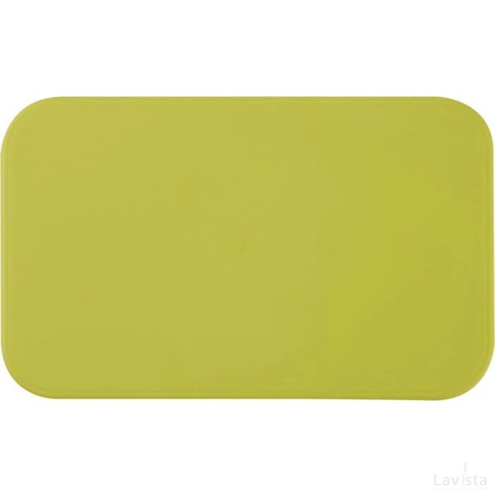 MIYO dubbellaagse lunchtrommel Lime, Lime, Wit Lime/Lime/Wit
