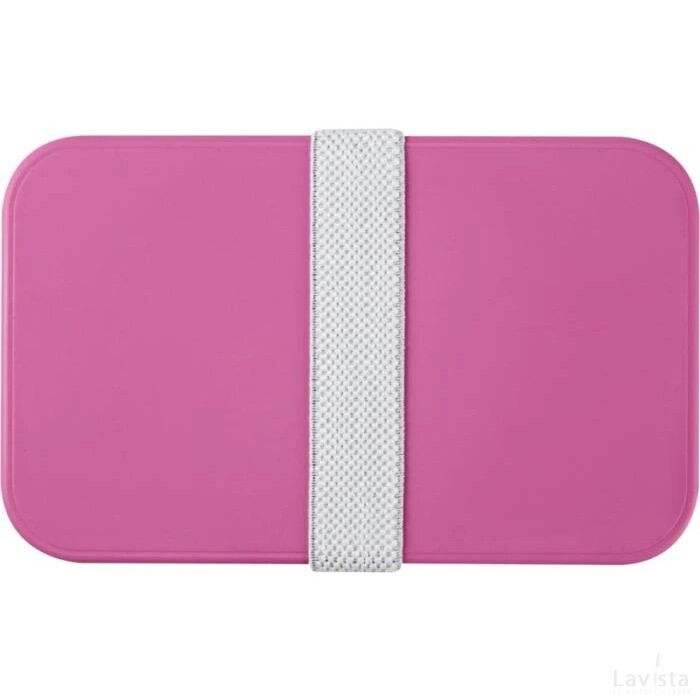 MIYO dubbellaagse lunchtrommel Magenta, Magenta, Wit Magenta/Magenta/Wit