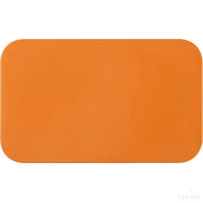 MIYO dubbellaagse lunchtrommel Oranje, Oranje, Wit Oranje/Oranje/Wit