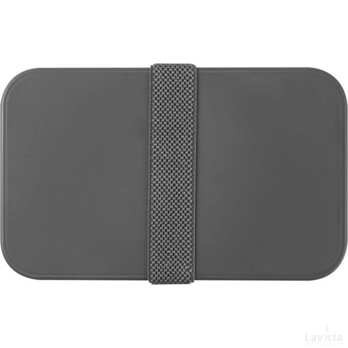 MIYO dubbellaagse lunchtrommel Grijs, Wit, Grijs Grijs/Wit/Grijs