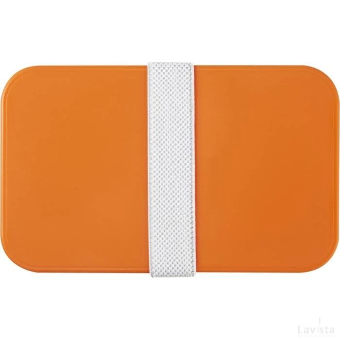 MIYO dubbellaagse lunchtrommel Oranje, Wit, Wit Oranje/Wit/Wit