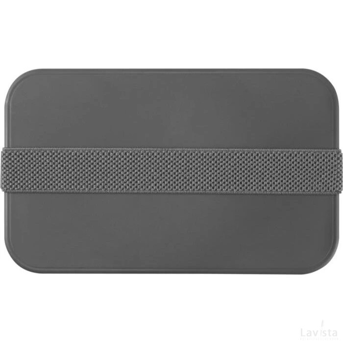 MIYO enkellaagse lunchtrommel Grijs, Grijs Grijs/Grijs