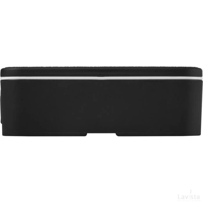 MIYO enkellaagse lunchtrommel Zwart, Zwart Zwart/Zwart