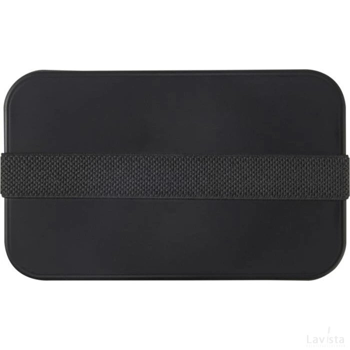 MIYO enkellaagse lunchtrommel Zwart, Zwart Zwart/Zwart