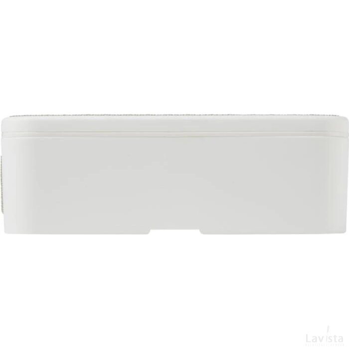 MIYO enkellaagse lunchtrommel Wit, Kiezelgrijs Wit/Kiezelgrijs