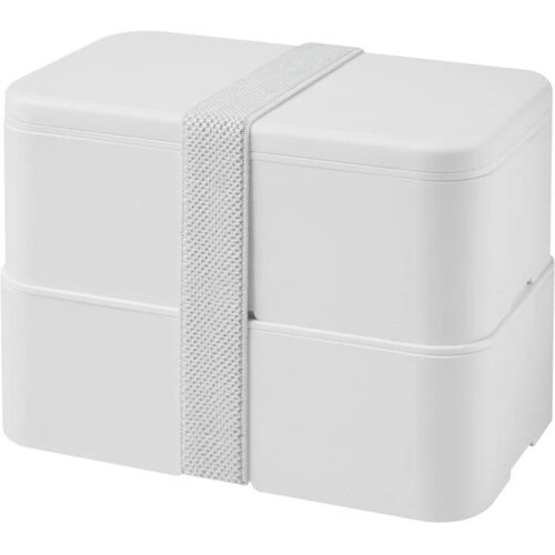 MIYO Pure dubbellaagse lunchtrommel Wit, Wit, Wit Wit/Wit/Wit