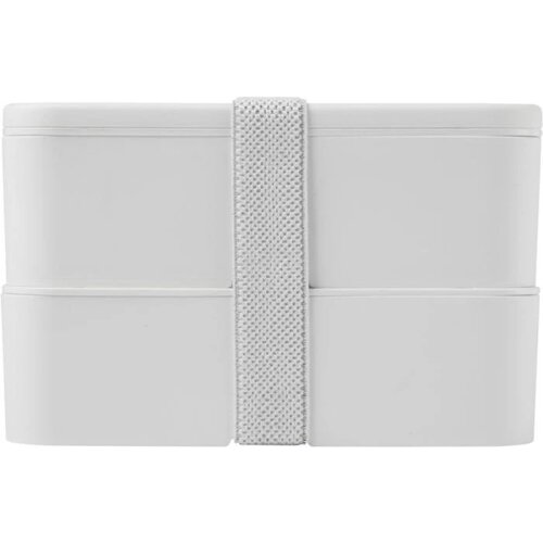 MIYO Pure dubbellaagse lunchtrommel Wit, Wit, Wit Wit/Wit/Wit