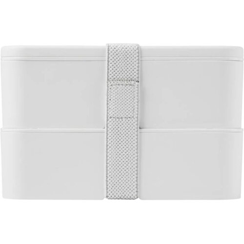 MIYO Pure dubbellaagse lunchtrommel Wit, Wit, Wit Wit/Wit/Wit