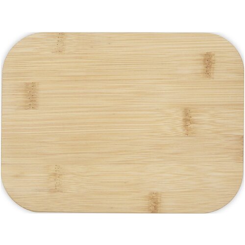 Roby glazen lunchtrommel met bamboe deksel Naturel, Transparant Naturel/Transparant