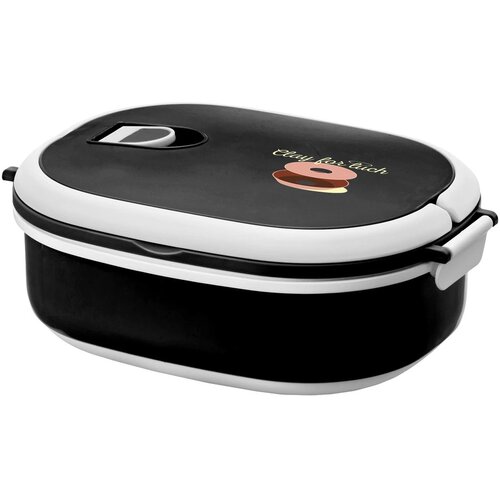 Spiga voor magnetron geschikte lunchtrommel 750 ml Zwart,Wit Zwart, Wit Zwart/Wit