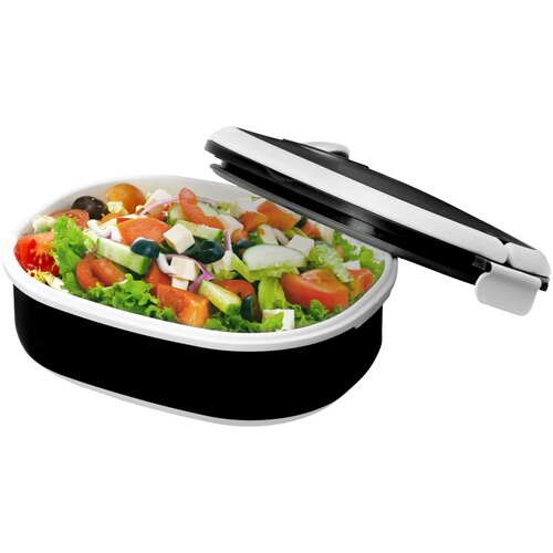 Spiga voor magnetron geschikte lunchtrommel 750 ml Zwart,Wit Zwart, Wit Zwart/Wit