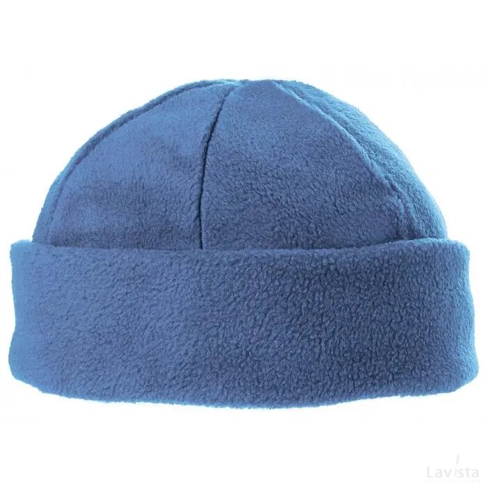 6 Panelen Fleece Muts 280 Gr/m2 Licht Blau