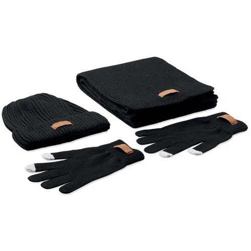 Set van 3 rpet winterartikelen Denali zwart