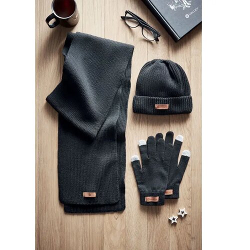 Set van 3 rpet winterartikelen Denali zwart