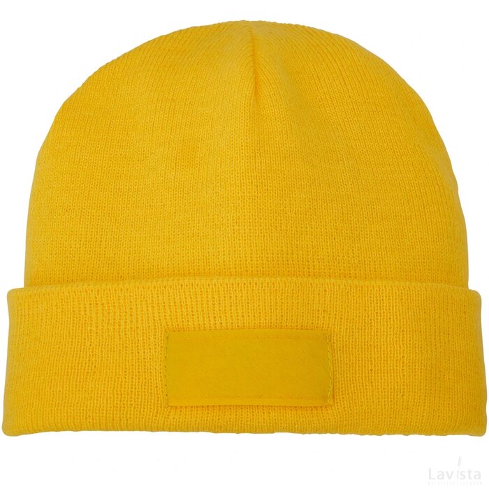 Boreas muts met patch geel Geel