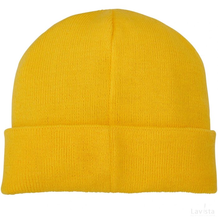 Boreas muts met patch geel Geel