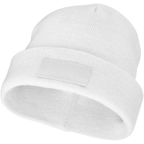 Boreas muts met patch Wit