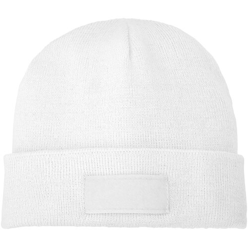 Boreas muts met patch Wit