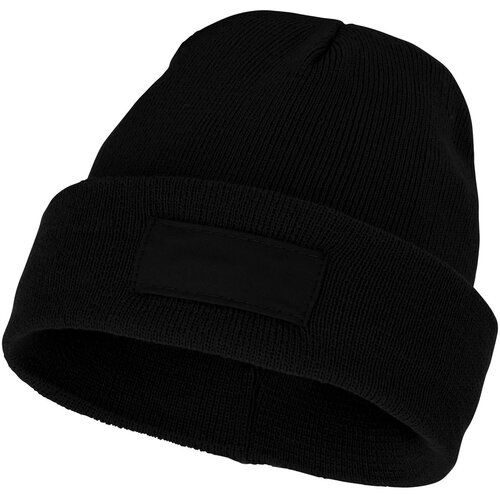 Boreas muts met patch Zwart