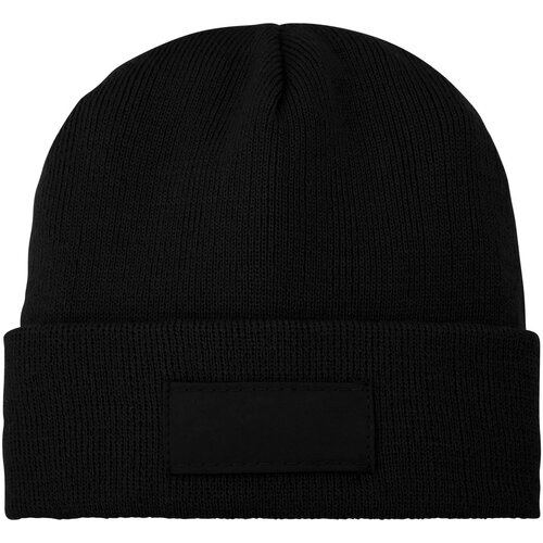 Boreas muts met patch Zwart