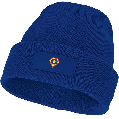 Boreas muts met patch blauw Blauw