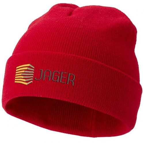 Irwin beanie Rood