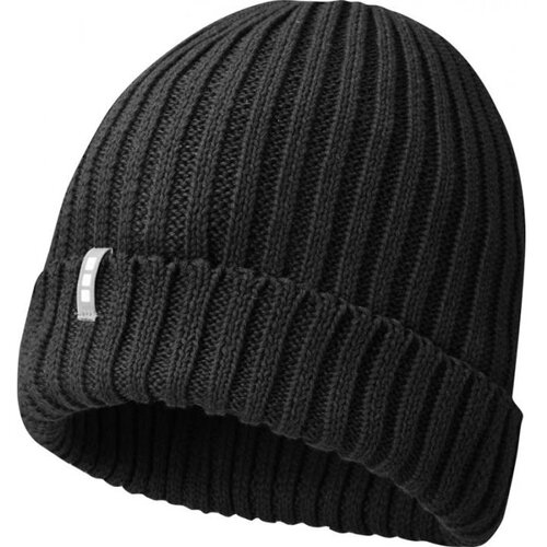 Ives biologische beanie Zwart
