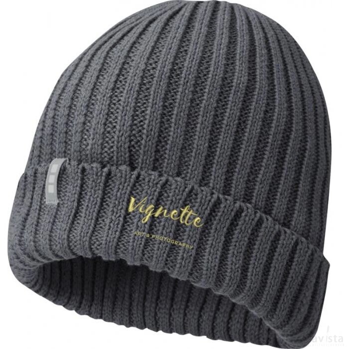 Ives biologische beanie Storm grey