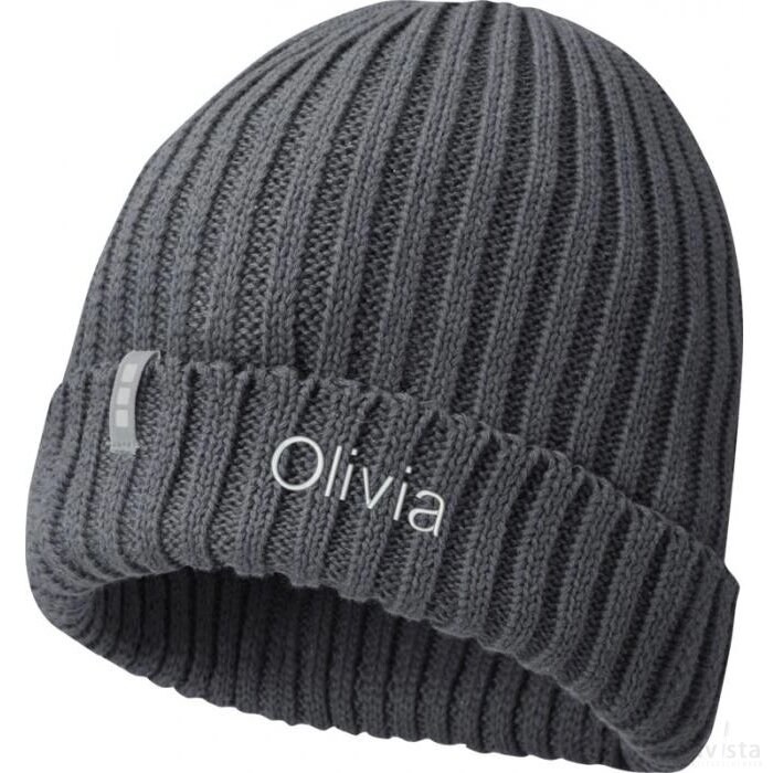Ives biologische beanie Storm grey