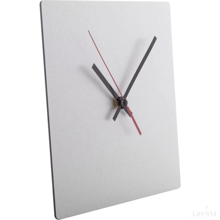 Betime Alu B Custom Made Wandklok Zilver