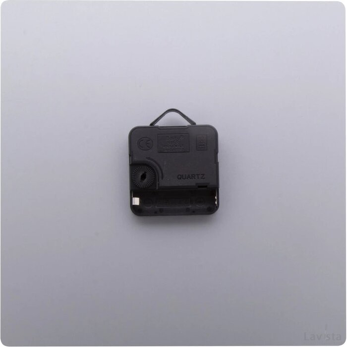 Betime Alu B Custom Made Wandklok Zilver