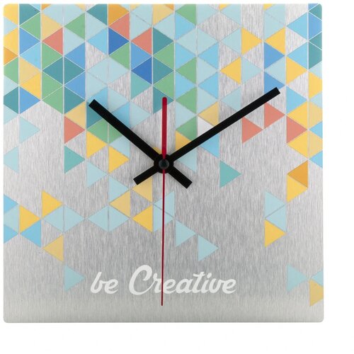 Betime Alu B Custom Made Wandklok Zilver