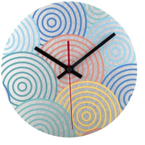 Betime Alu D Wandklok Zilver