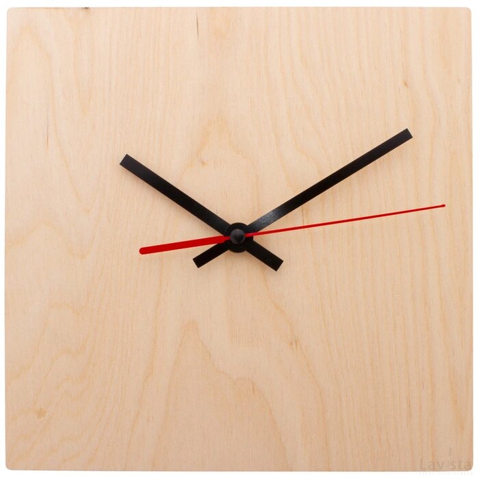 Betime Wood B Custom Made Wandklok Natuurlijk