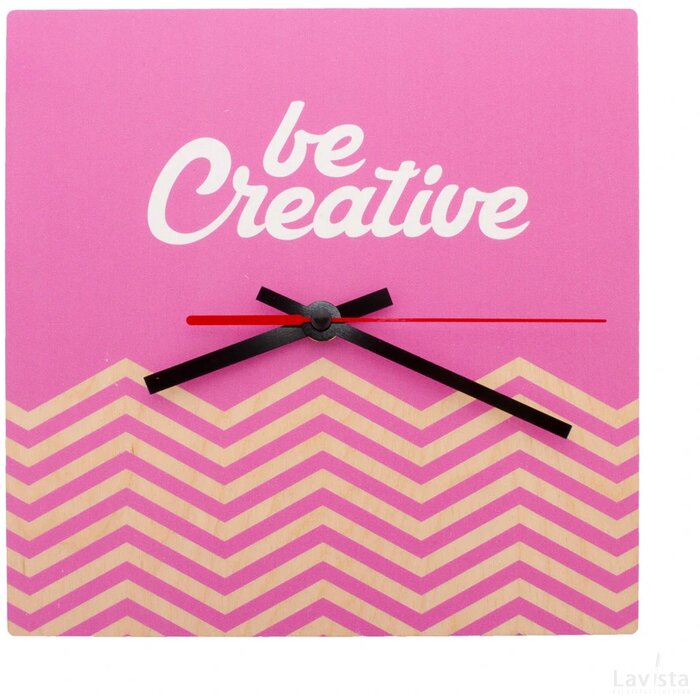 Betime Wood B Custom Made Wandklok Natuurlijk